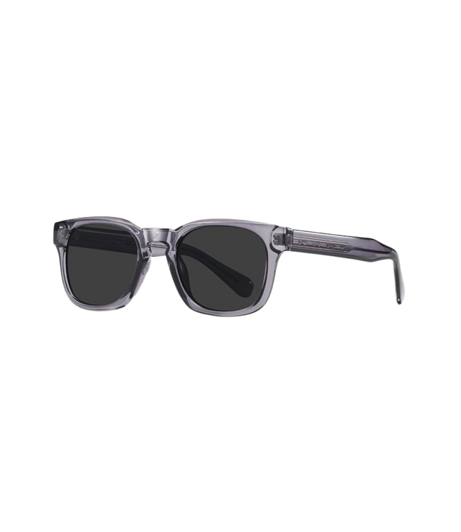 ASHBURY REMY TRANSPARENT GREY SUNGLASSES w/ GREY LENS