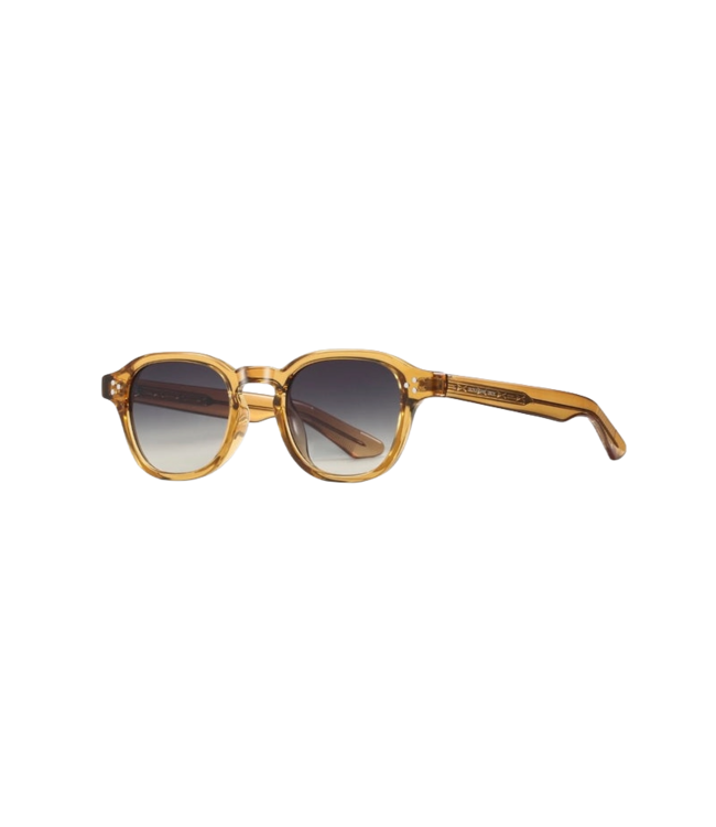 ASHBURY BELVEDERE TRANSPARENT SAFFRON SUNGLASSES w/ GRAD GREY LENS