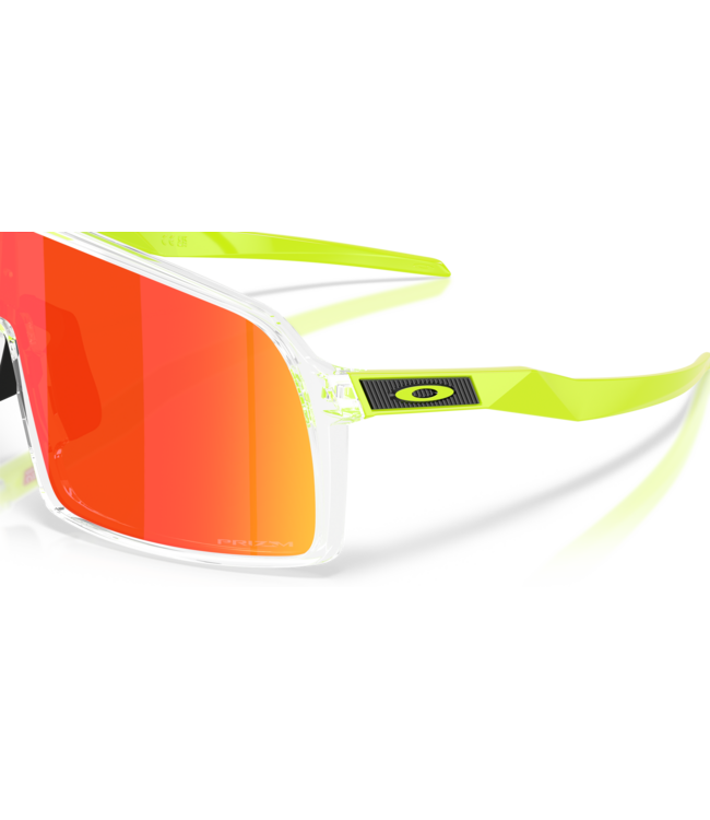 OAKLEY SUTRO CLEAR SUNGLASSES  w/PRIZM RUBY LENS