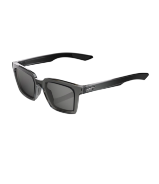100% 100% ERBA TRANSLUCENT SMOKE SUNGLASSES w/ SMOKE