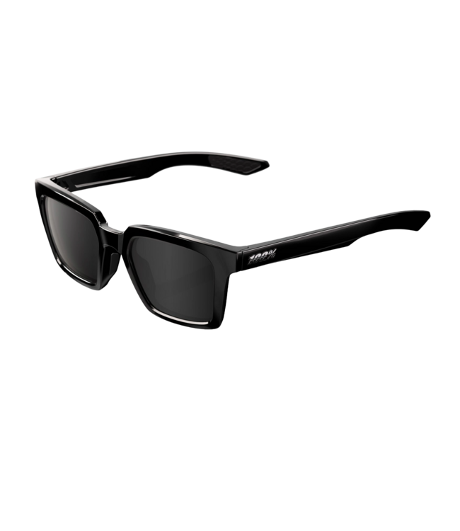 100% ERBA POLISHED BLACK SUNGLASSES w/ BLACK MIRROR
