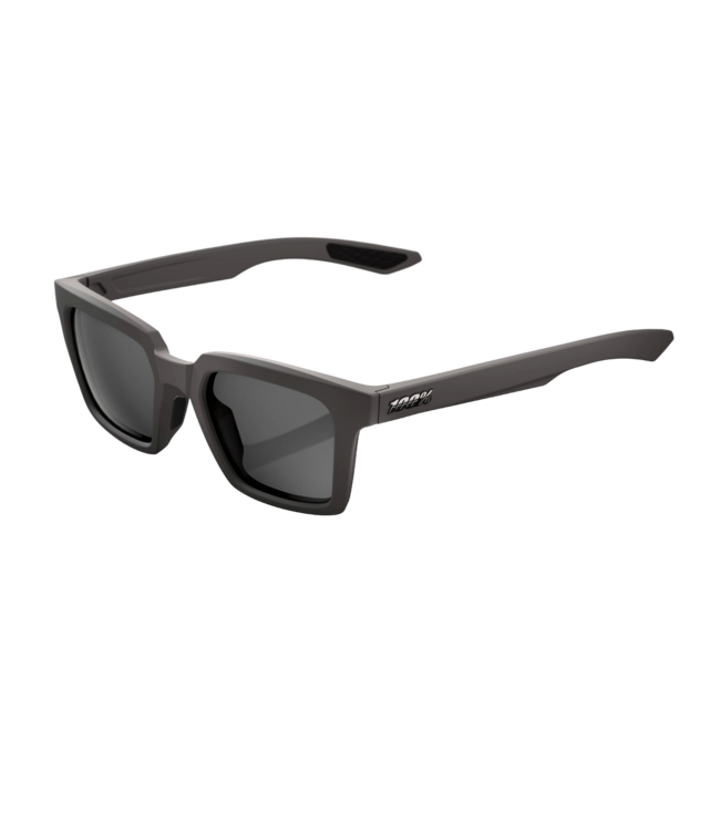 100% ERBA MATTE DARK SMOKE SUNGLASSES w/ SMOKE