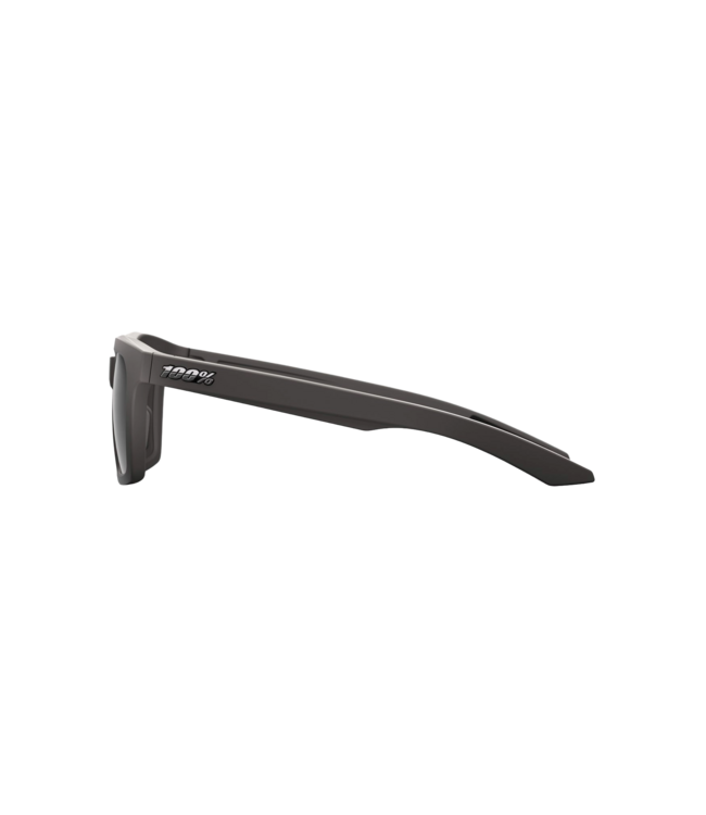 100% ERBA MATTE DARK SMOKE SUNGLASSES w/ SMOKE