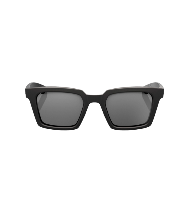 100% ERBA SOFT TACT BLACK SUNGLASSES w/ SMOKE