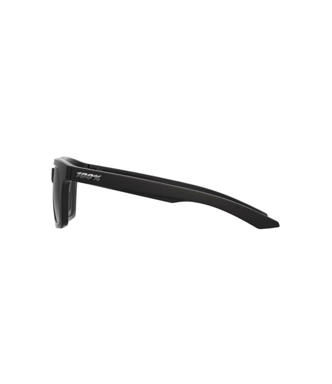 100% ERBA SOFT TACT BLACK SUNGLASSES w/ SMOKE