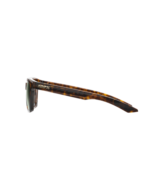 100% ERBA GLOSS HAVANA SUNGLASSES w/ GREY-GREEN