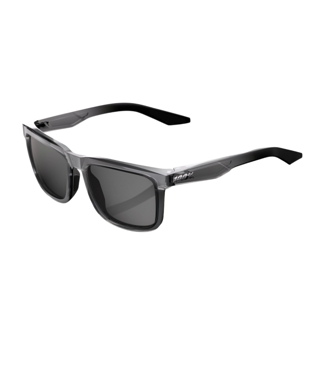 100% BLAKE TRANSLUCENT SMOKE SUNGLASSES w/ SMOKE