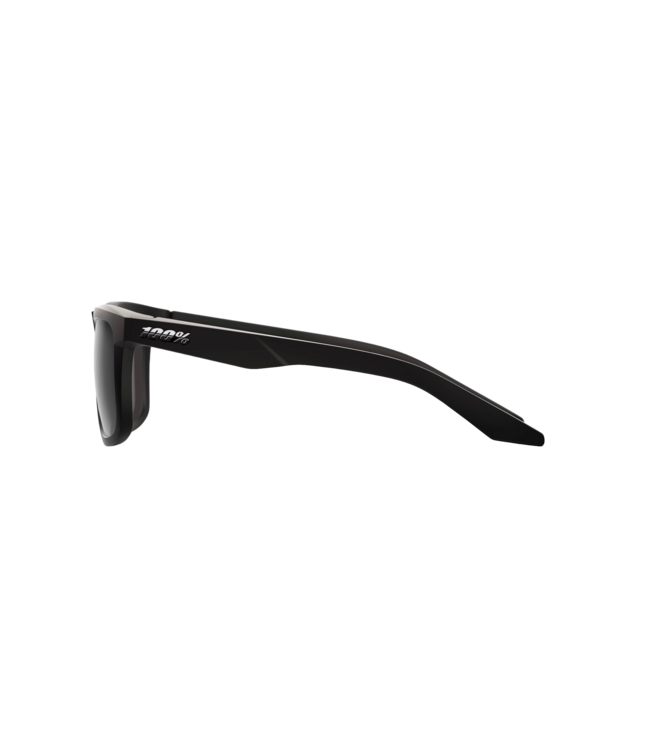100% BLAKE MATTE BLACK SUNGLASSES w/ SMOKE