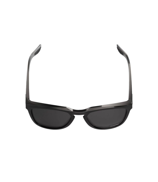 100% HUDSON POLISHED BLACK SUNGLASSES w/ GREY POLAR
