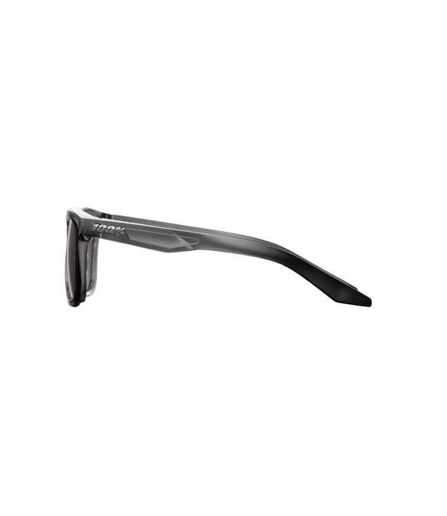100% HUDSON TRANSLUCENT SMOKE SUNGLASSES w/ SMOKE