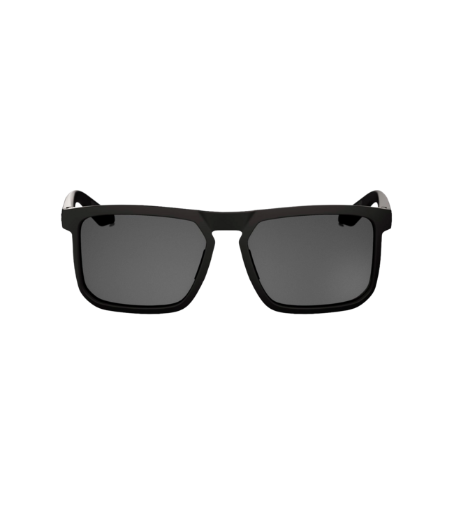 100% RENSHAW SOFT TACT BLACK SUNGLASSES w/ SMOKE