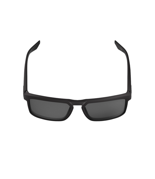 100% RENSHAW SOFT TACT BLACK SUNGLASSES w/ SMOKE