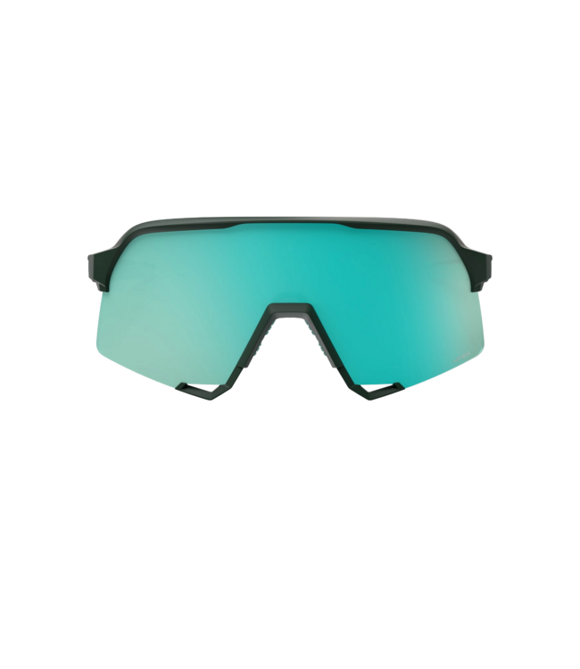 100% S3 SOFT TACT JUNIPER SUNGLASSES w/ HIPER MINT MIRROR