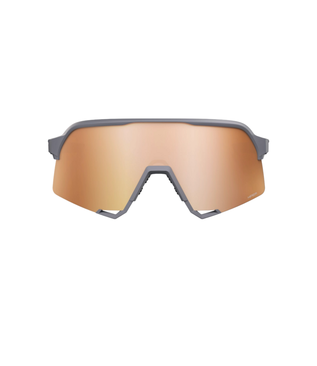 100% S3 SOFT TACT GREY SUNGLASSES w/ HIPER COPPER MIRROR