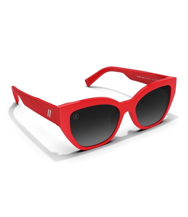 BLENDERS JADE SUNGLASSES RETRO RED w/ GRAD GREY POLAR