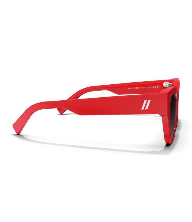BLENDERS JADE SUNGLASSES RETRO RED w/ GRAD GREY POLAR