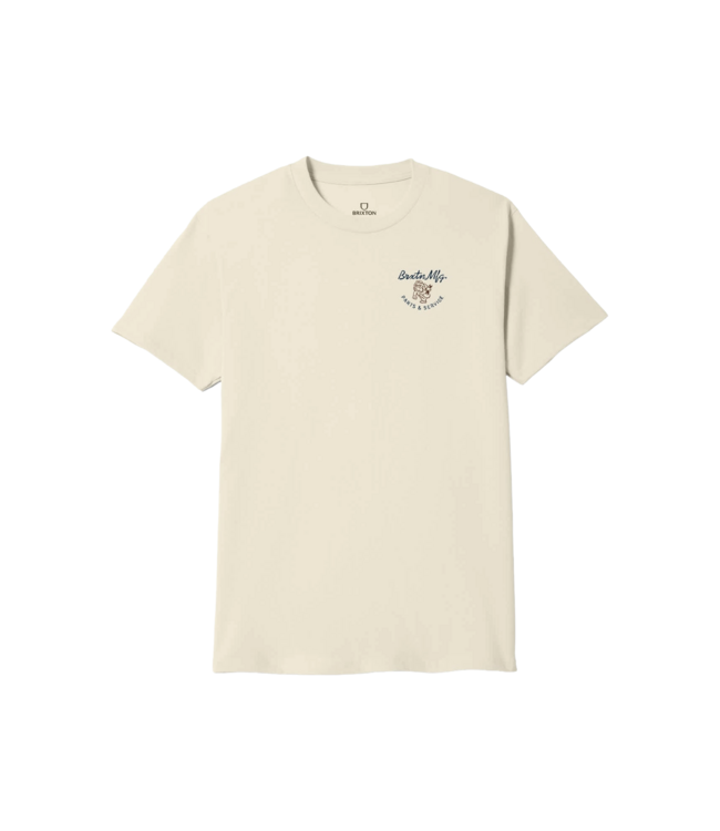 BRIXTON MENS TOLMAN SHORT SLEEVE TEE CREAM