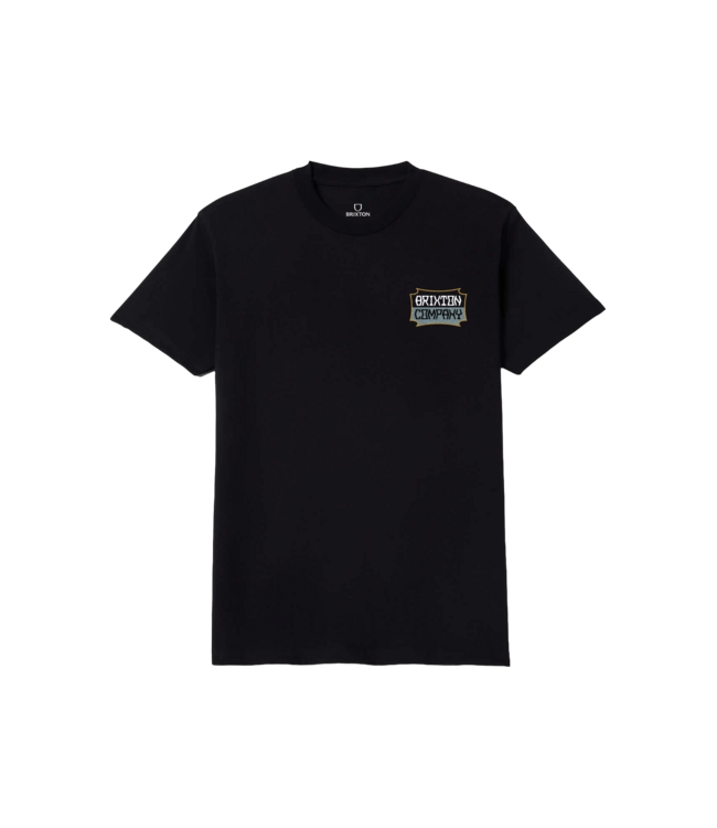 BRIXTON MENS PILLAR SHORT SLEEVE TEE BLACK