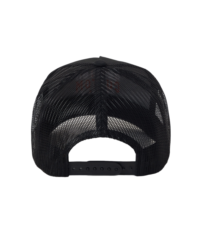 BRIXTON MENS WHEATON C MP TRUCKER HAT BLACK/BLACK