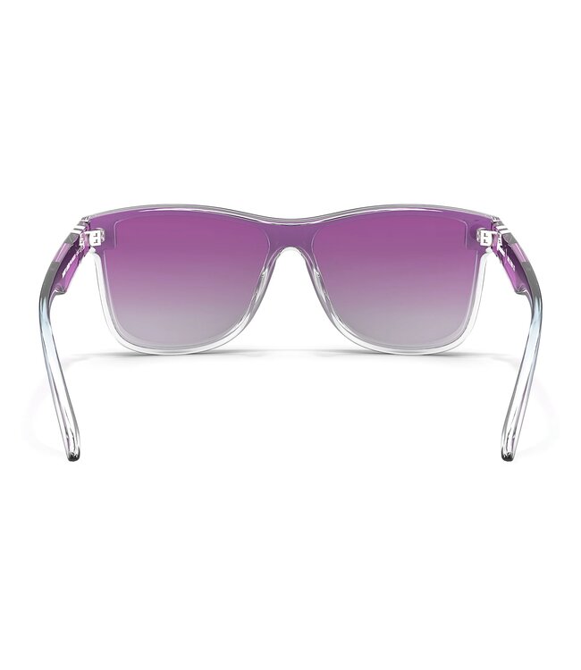 BLENDERS MILLENIA X2/S BERRY LOUD SUNGLASSES CRYSTAL CLEAR w/ PLUM GRAD POLAR LENS