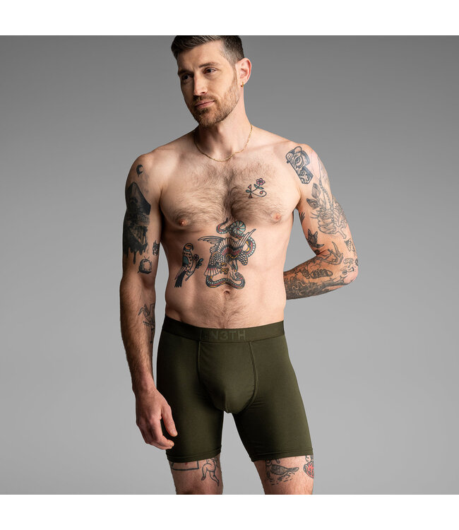 BN3TH MENS CLASSIC ICON SD BOXER SP26 DUFFLE GREEN