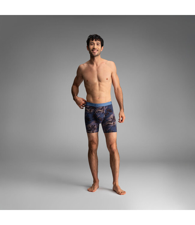 BN3TH MENS CLASSIC ICON PT BOXER VINTAGE TROPICS-HEATHER FOG
