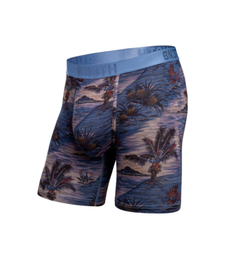 BN3TH MENS CLASSIC ICON PT BOXER VINTAGE TROPICS-HEATHER FOG