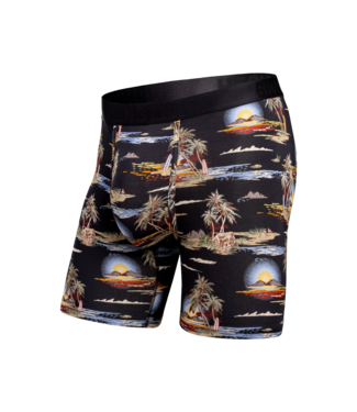 BN3TH MENS CLASSIC ICON PT BOXER TROPICAL LANDSCAPE-BLACK