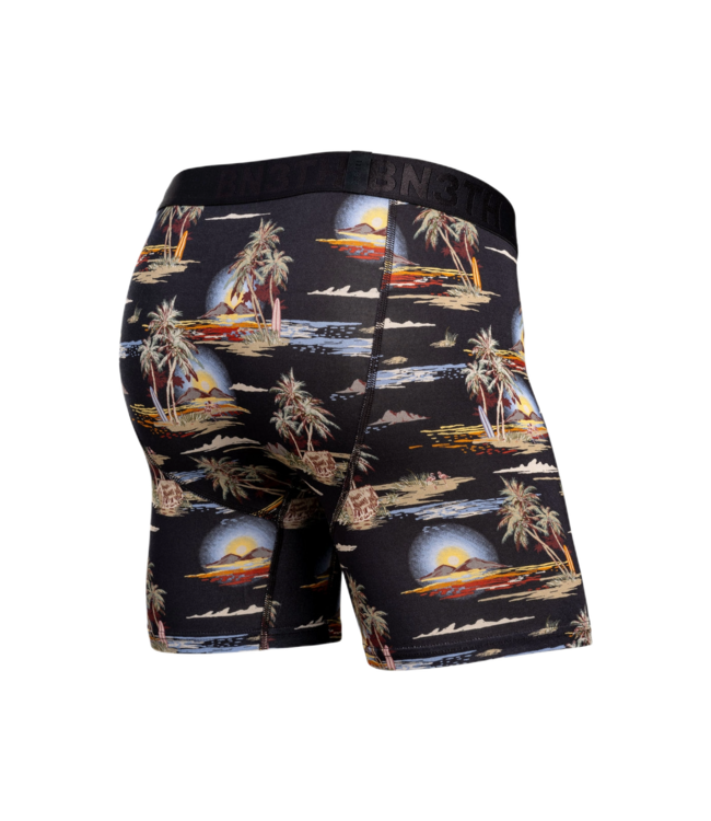 BN3TH MENS CLASSIC ICON PT BOXER TROPICAL LANDSCAPE-BLACK