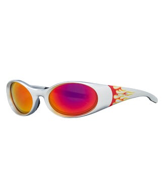PIT VIPER PIT VIPER SLAMMER SUNGLASSES INFLAMMATION w/ Z87 RED
