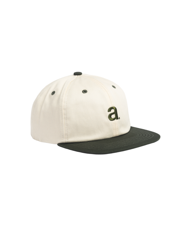 AUTUMN TWILL 6 PANEL SNAPBACK HAT NATURAL