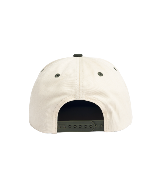 AUTUMN TWILL 6 PANEL SNAPBACK HAT NATURAL