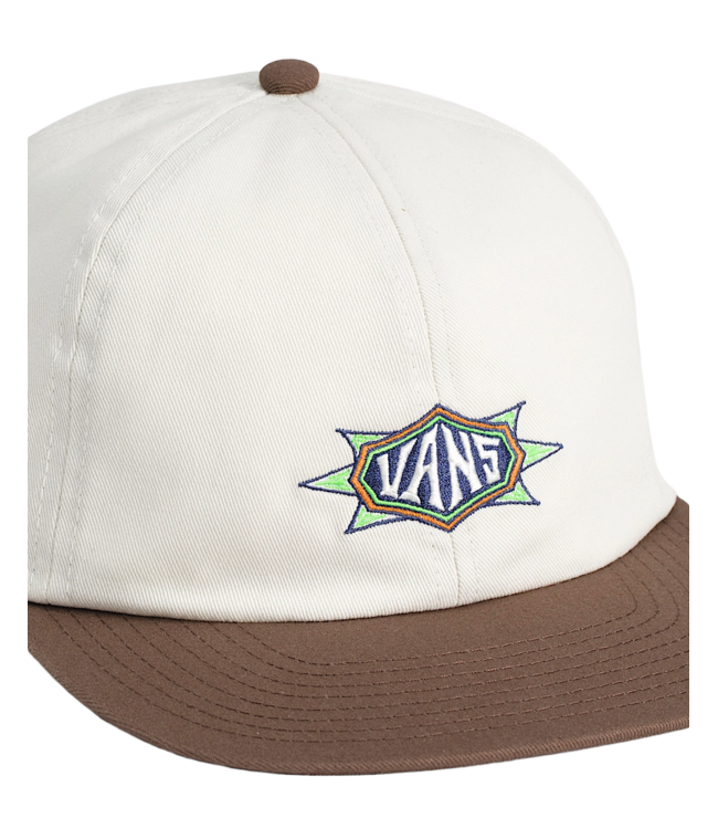 VANS MENS HYPNOTIST JOCKEY SNAPBACK HAT SP26 (C9F) EGRET
