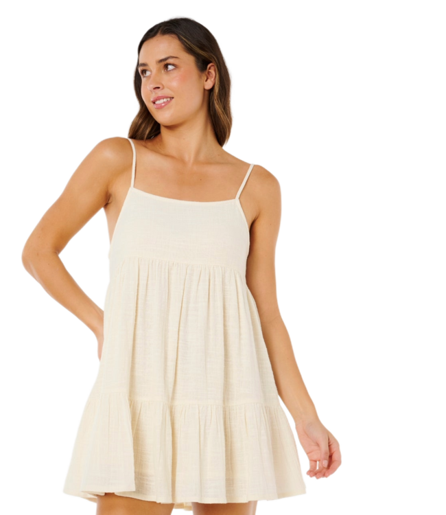 RIP CURL WOMENS CLASSIC SURF COVER UP BONE