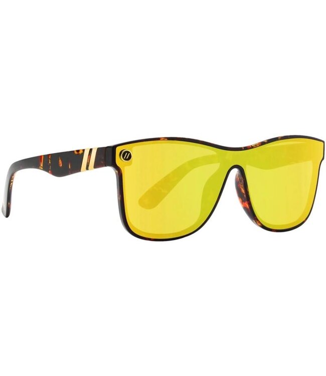 BLENDERS MILLENIA X2 KEEN SUNGLASSES GLOSS TORT w/ GOLD PLR LENS