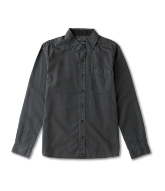 ROARK MENS MADE TO FADE LONG SLEEVE SHIRT CHARCOAL