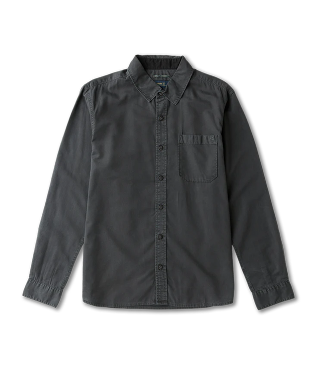 ROARK MENS MADE TO FADE LONG SLEEVE SHIRT CHARCOAL