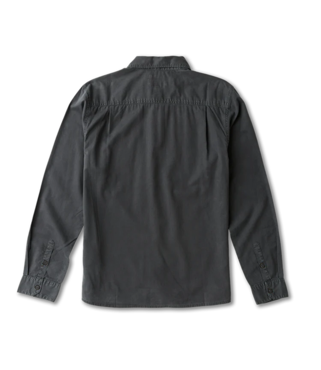 ROARK MENS MADE TO FADE LONG SLEEVE SHIRT CHARCOAL