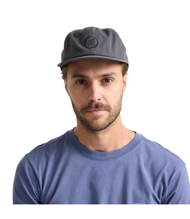 ROARK MENS MADE TO FADE 6 PANEL SNAPBACK HAT CHARCOAL