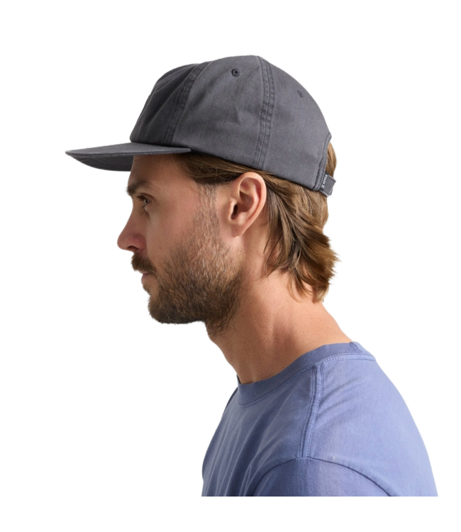 ROARK MENS MADE TO FADE 6 PANEL SNAPBACK HAT CHARCOAL