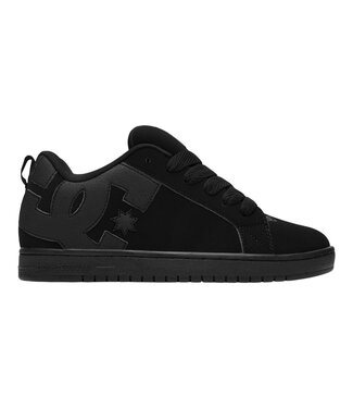 DC DC MENS COURT GRAFFIK SHOES BLACK/BLACK/BLACK