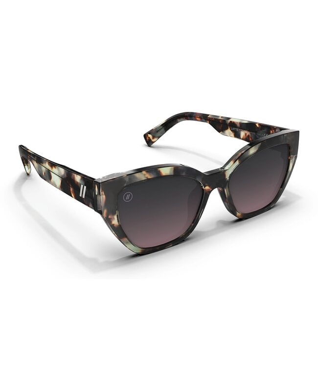 BLENDERS JADE SUNGLASSES LATTE TORT w/ PURPLE POLARIZED