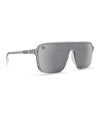 BLENDERS BLENDERS MEISTER X2 SUNGLASSES CRYSTAL CLEAR w/  SILVER POLARIZED MIRROR