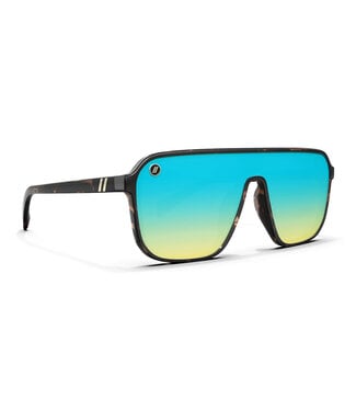 BLENDERS BLENDERS MEISTER X2 SUNGLASSES NIGHT SPOT w/ BLUE YELLOW POLARIZED MIRROR