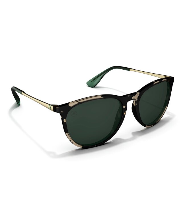BLENDERS NORTH PARK SUNGLASSES HAVANA EMERALD w/ GREEN 15 POLARIZED