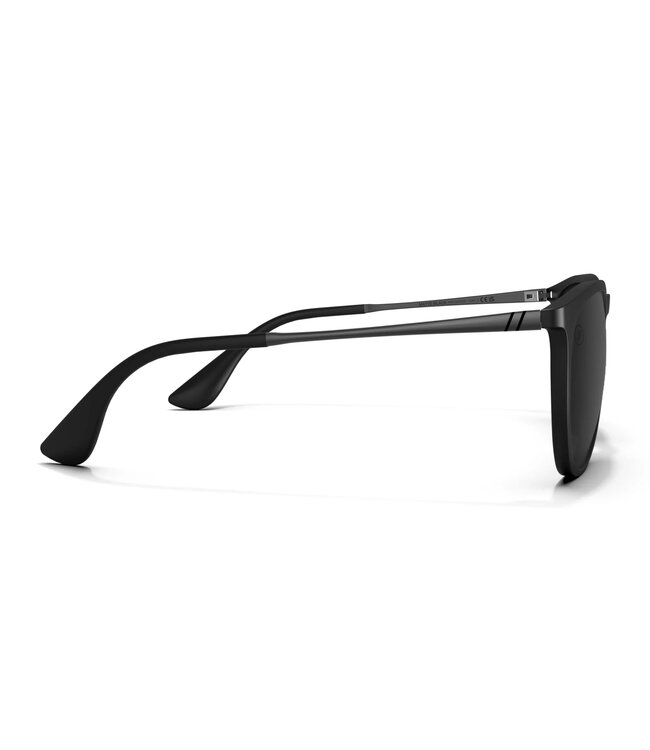 BLENDERS NORTH PARK SUNGLASSES MATTE BLACK w/ SMOKE POLAR