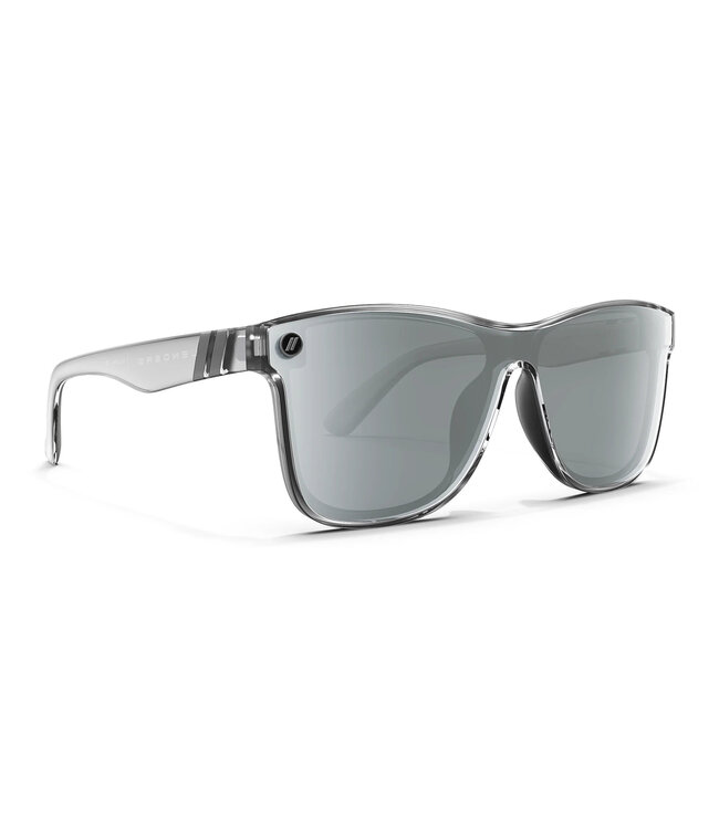 BLENDERS MILLENIA X2 SUNGLASSES SILVER STRIKE w/ PLATINUM SILVER POLARIZED MIRROR