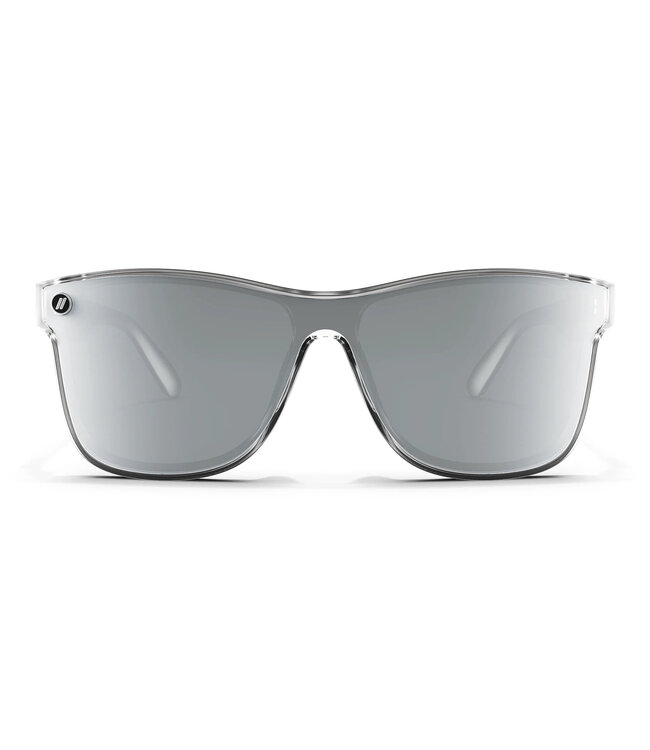BLENDERS MILLENIA X2 SUNGLASSES SILVER STRIKE w/ PLATINUM SILVER POLARIZED MIRROR