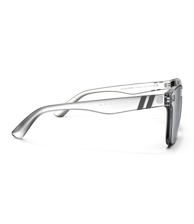 BLENDERS MILLENIA X2 SUNGLASSES SILVER STRIKE w/ PLATINUM SILVER POLARIZED MIRROR