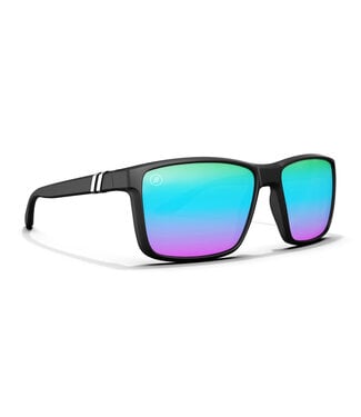 BLENDERS BLENDERS MESA SUNGLASSES MATTE BLACK w/ CRYSTAL ORB POLARIZED